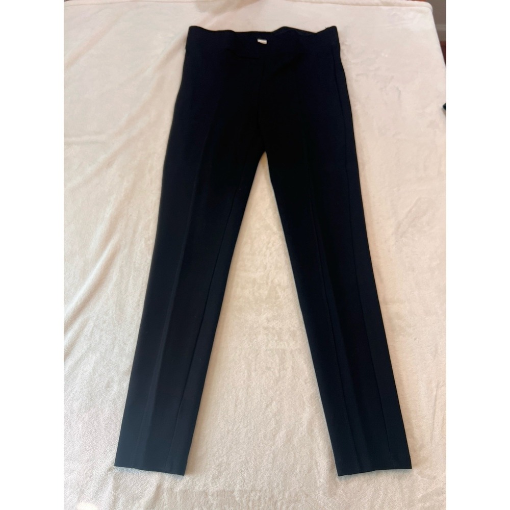 Style& Co Pull On Blue Navy Stretch Pants Medium Work High Rise